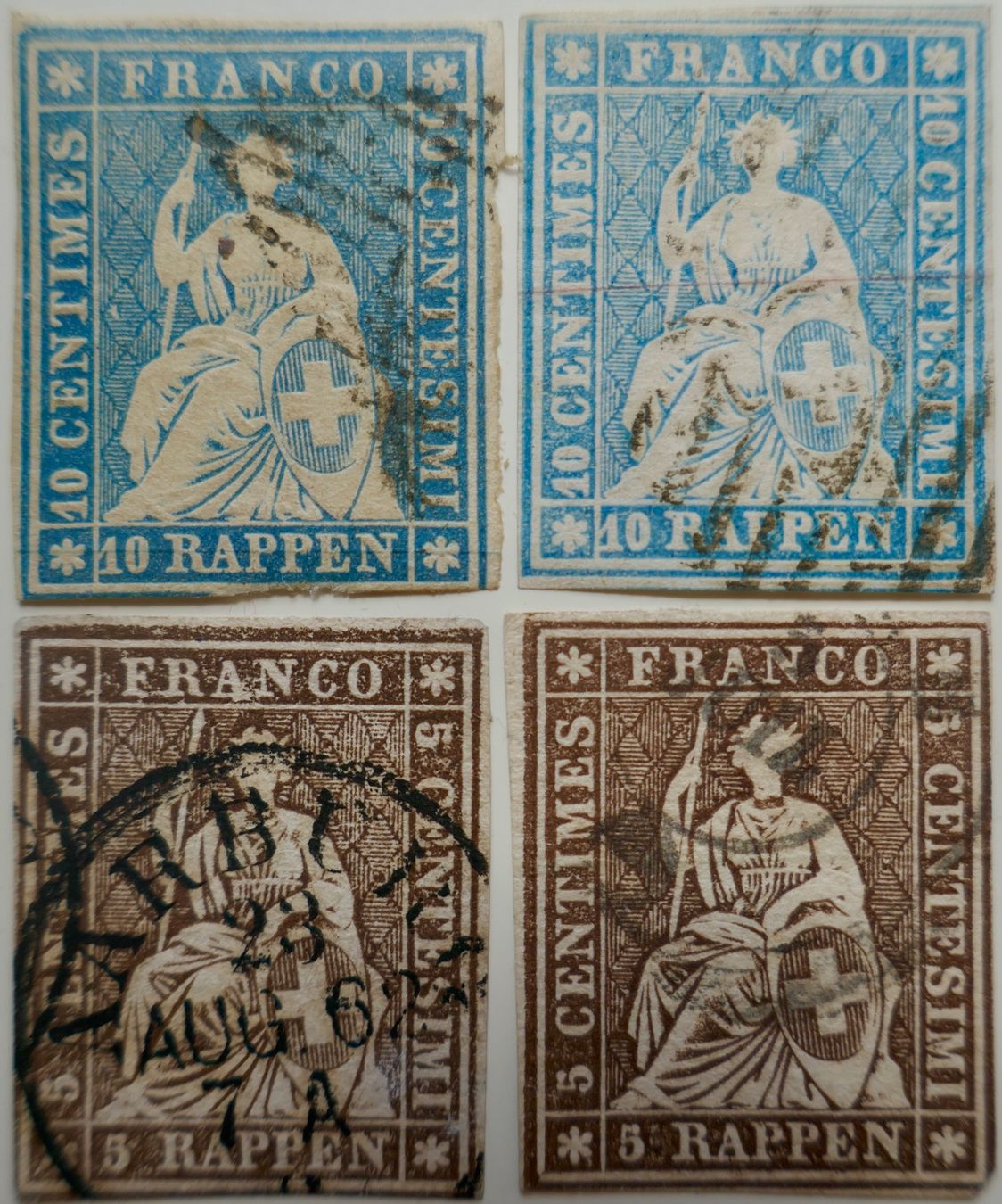 Alle Briefmarken: Kleinlot Strubel – Gebraucht aus Möhlin von PHILABARTIS 1