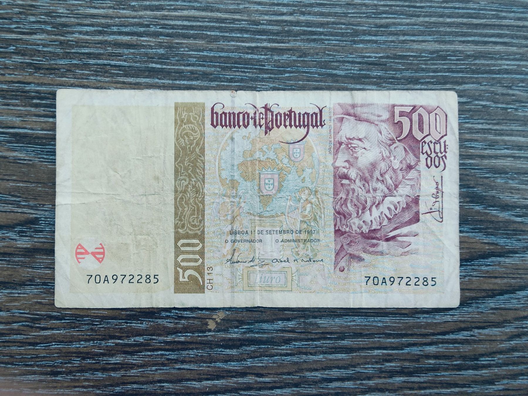 Banconote: Portugal 500 Escudos 1997 !!!!! – Usato da Flaach venduto da Lonzo99