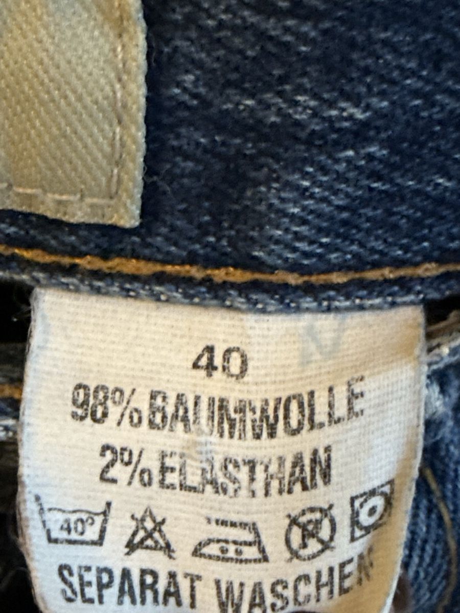 Jeans: Jeans taille haute bleu Meryll, t.40 – Usato da Tavannes venduto da Thriftshop 6