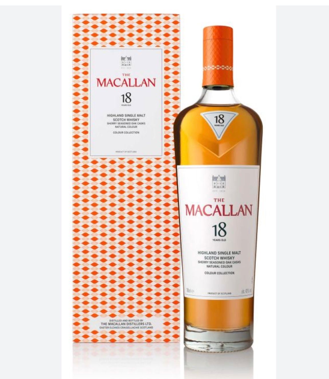 Macallan Bevande alcoliche: Macallan colour 18 – Nuovo e nell'imballaggio originale da Saxon venduto da Hatlia_Shop