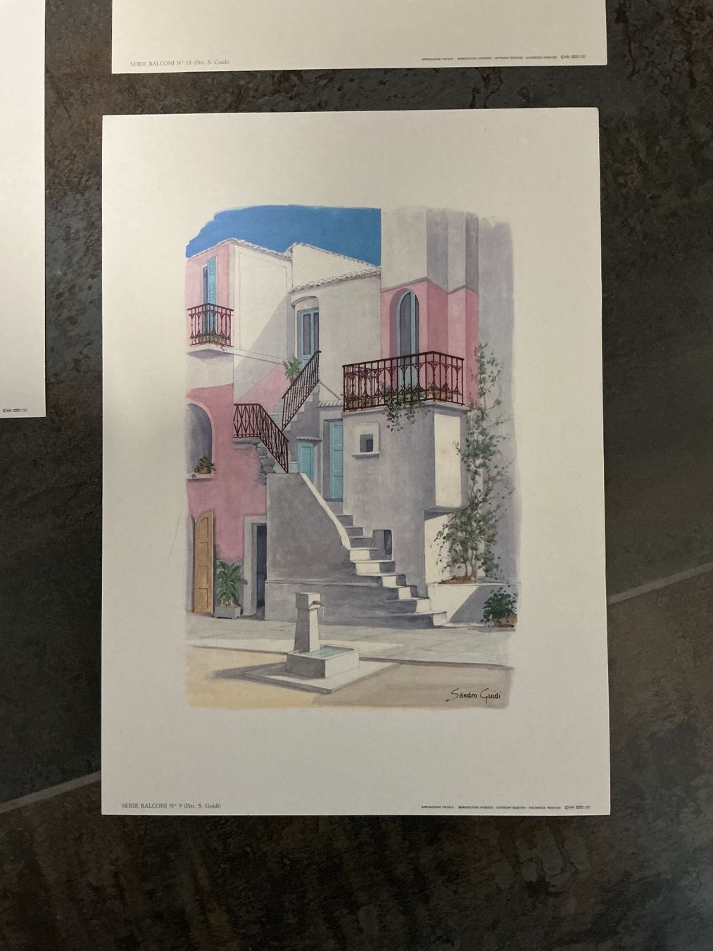 Poster & Bilder: Aquarelle, Seria Italiana – Gebraucht aus Giswil von Guardia75 1