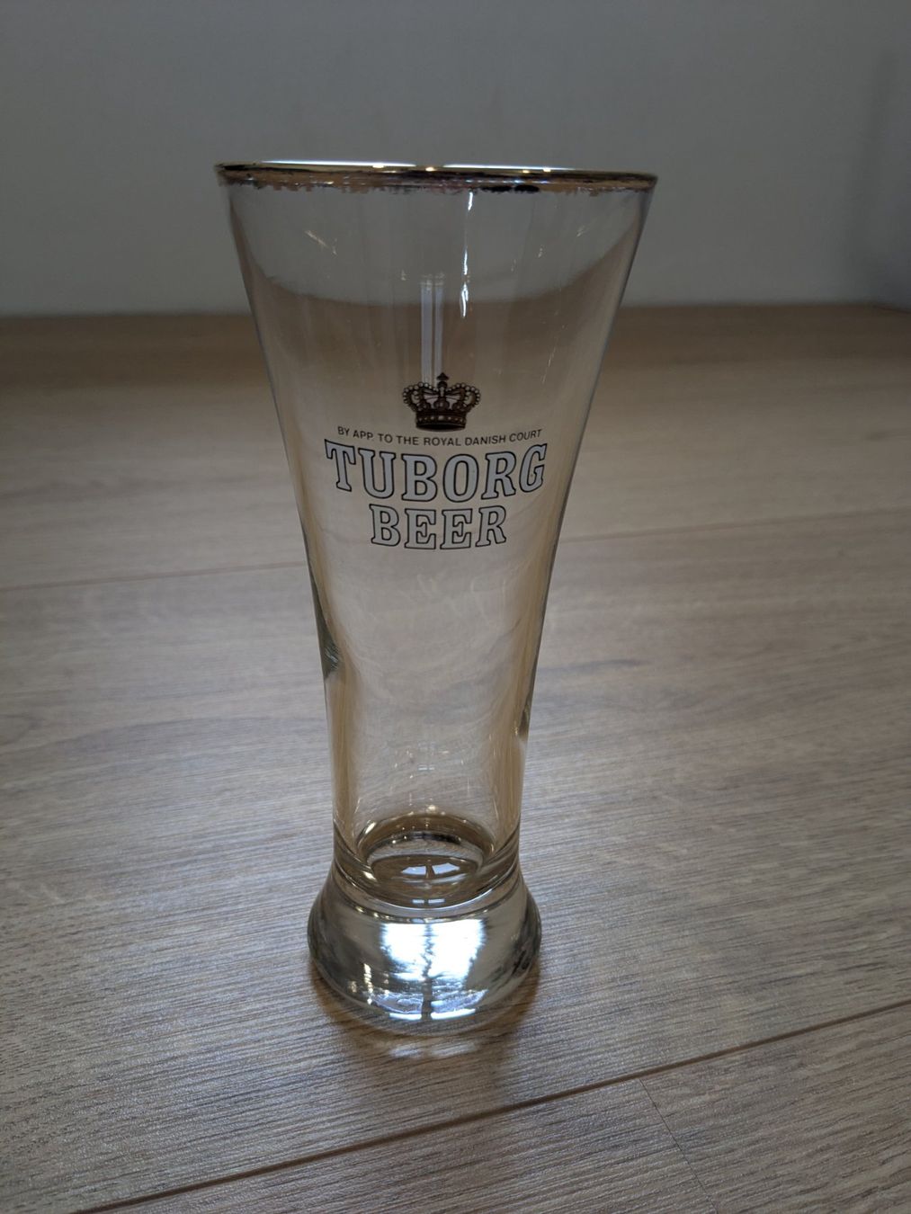 Gläser: Tuborg Bierglas mit Goldrand – Gebraucht aus Winkel von Kade50
