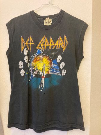 tour shirt vintage original DEF LEPPARD rock brigade 1981