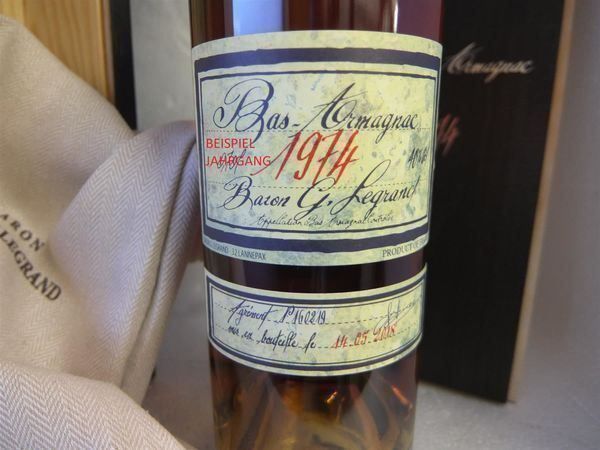 Spirituosen: Bas Armagnac Baron G. Legrand 40% 2002 – Neu und originalverpackt aus Wöschnau von Vinsale 4