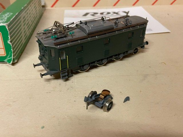 Roxy Modellini di ferrovie: Roxy Ae 3/5 der SBB Spur H0 in OVP – Difettoso da Rudolfstetten venduto da Rrst1968 1