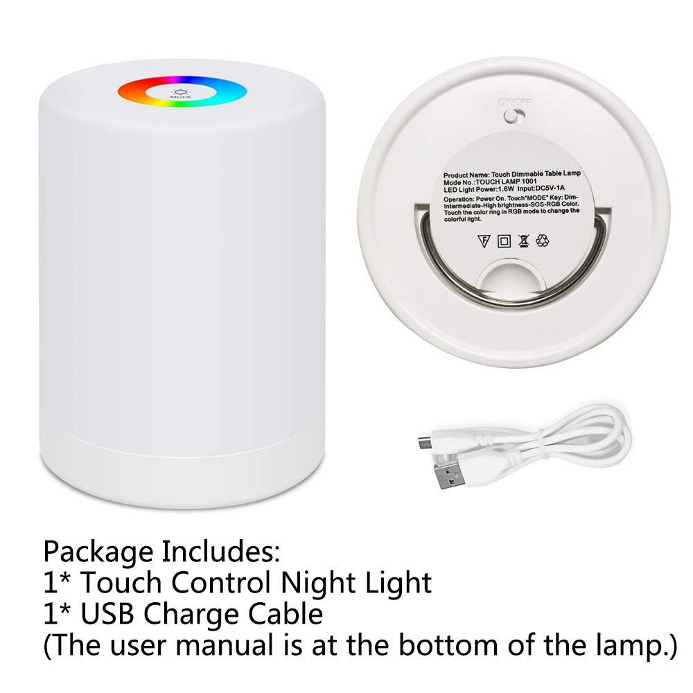 Lampade: Nachttischlampe Touch Dimmbar – Nuovo e nell'imballaggio originale da Nuglar venduto da SaleRitter 6