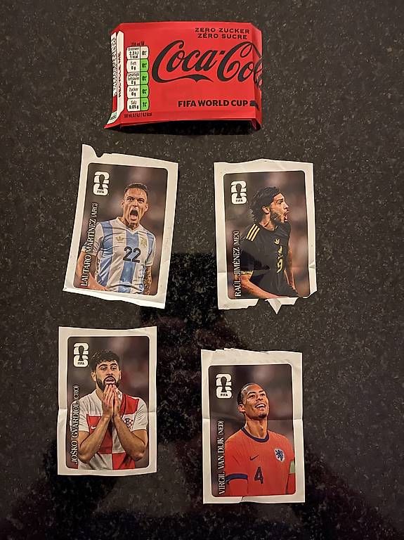 Carte collezionabili: FIFA World Cup Coca-Cola Sticker – Usato da Emmenbrücke venduto da FMVL