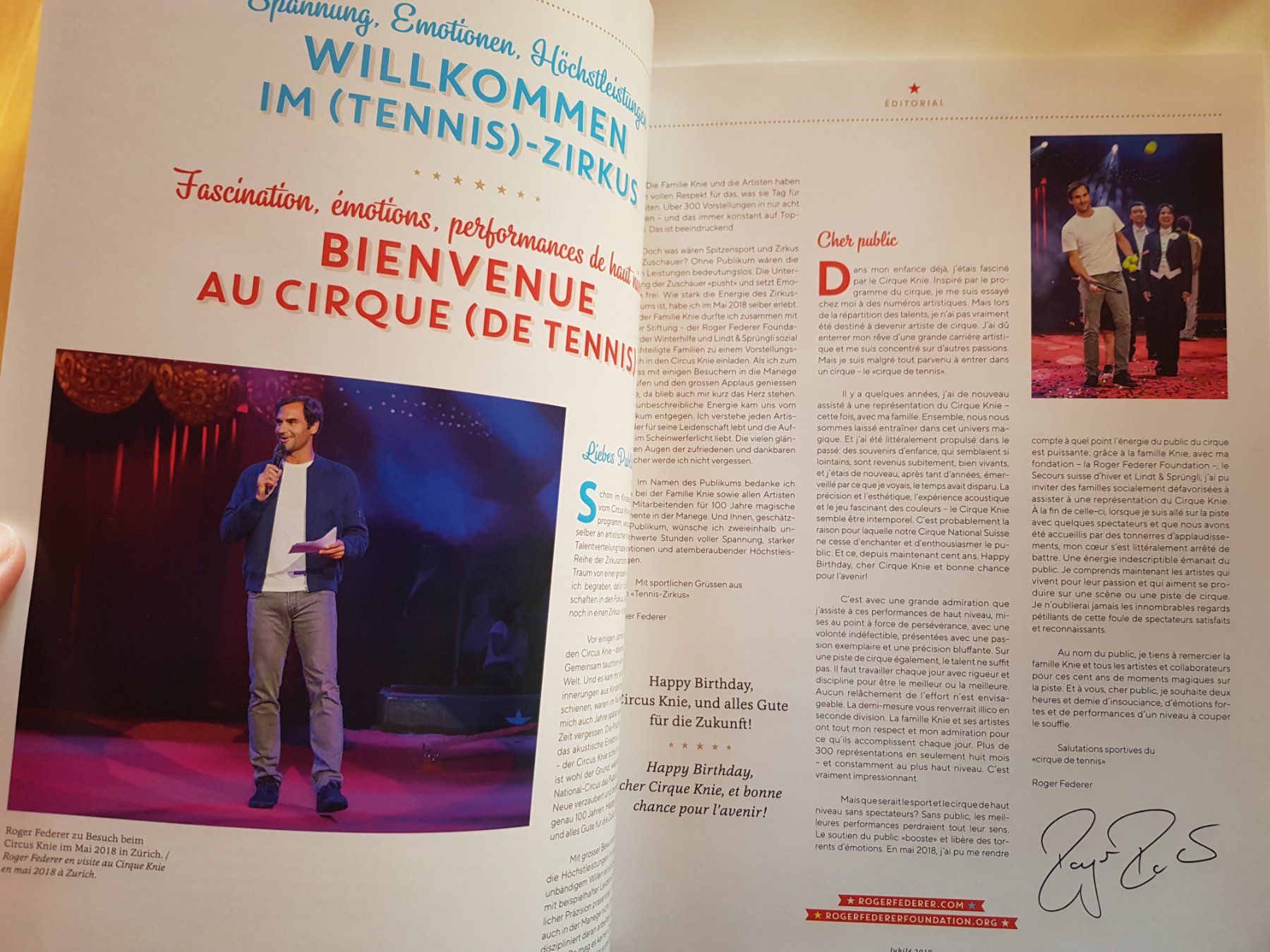 Libri: Katalog Zirkus Knie Jubiläums Programm Buch 2019 – Usato da Walterswil BE venduto da Lonitti 7
