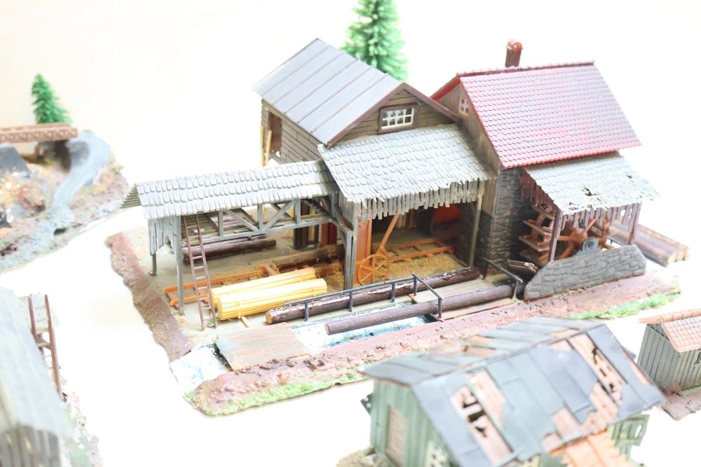 Faller Sägewerk Nr. 230 mit Motor + Gebäude Set H0 | Kaufen auf Ricardo