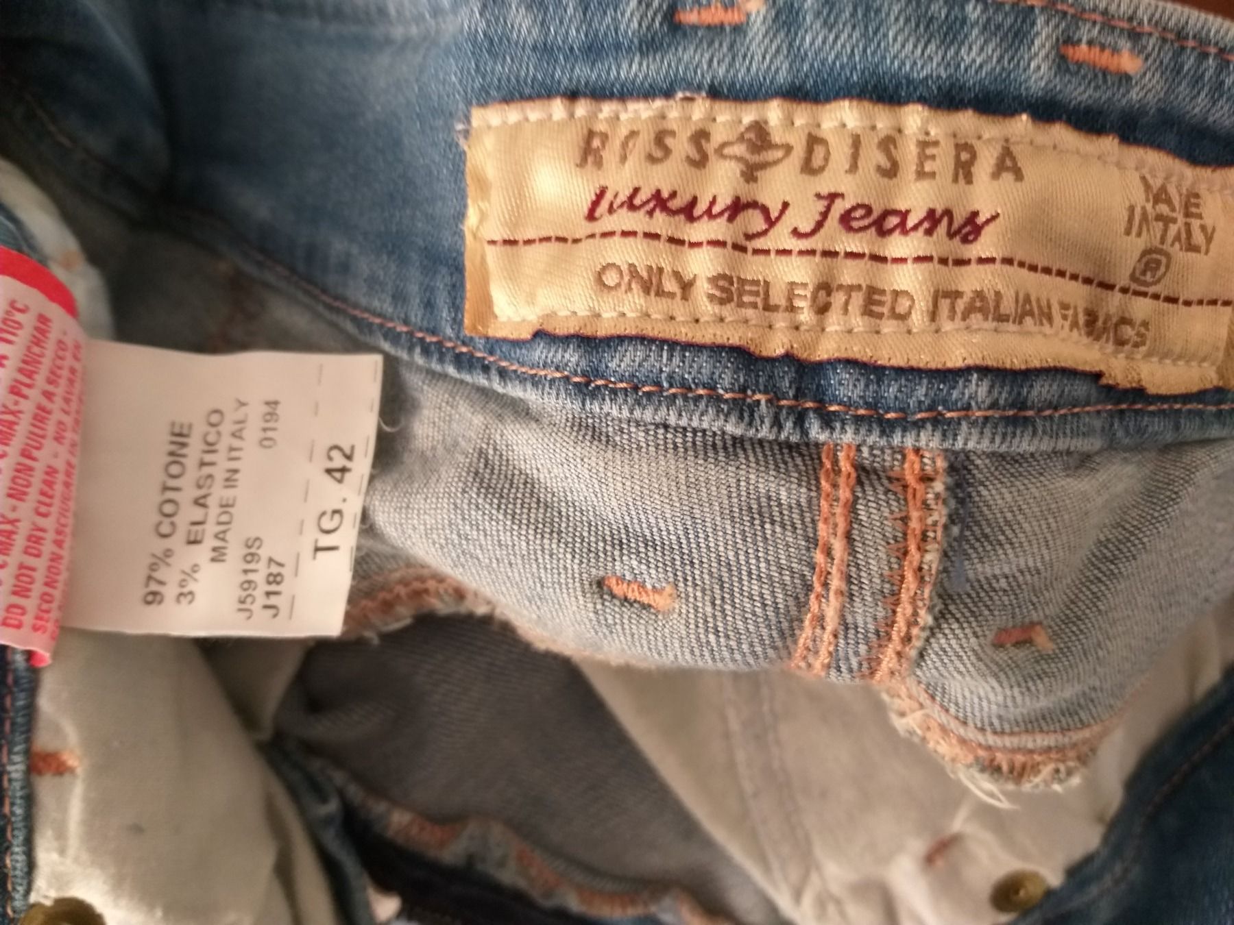 Jeans: ROSSODISERA Jeans taille / Grosse S (42 IT) – Gebraucht aus Cossonay-ville von Super-Price-Quality 9