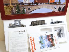 BEMO RhB Güterwagen Set 7273 110 - H0m Neuwertig