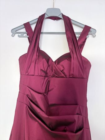 Vera Mont, langes Kleid in bordeaux Grösse 34