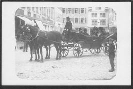 -Echtfoto Kutsche , Zürich ?