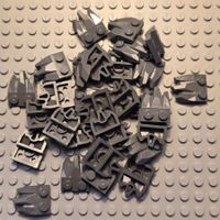 Lego 30x Felsen (27261) dunkelgrau
