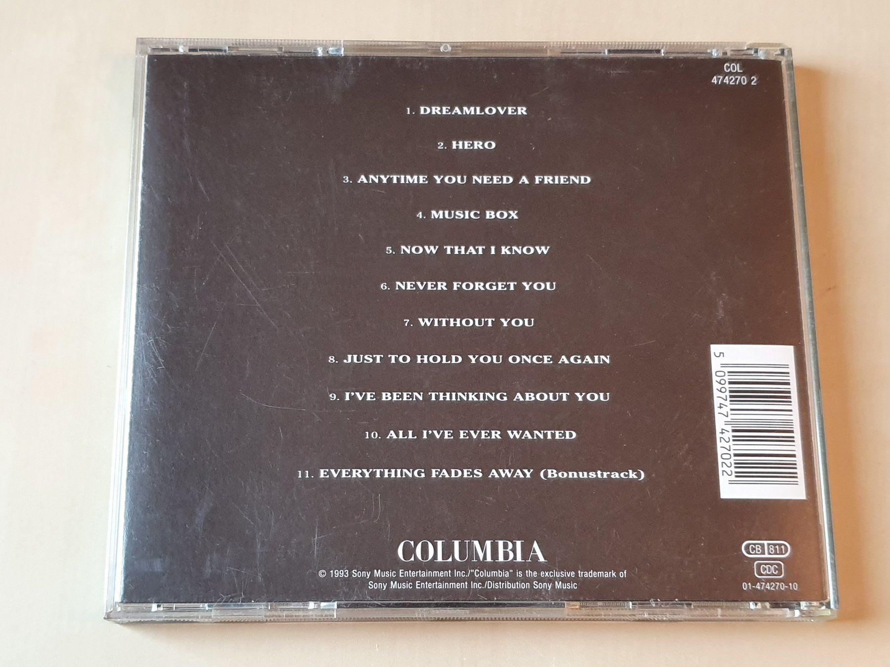 CD: Mariah Carey Music Box – Usato da Stansstad venduto da collectorsshop 1
