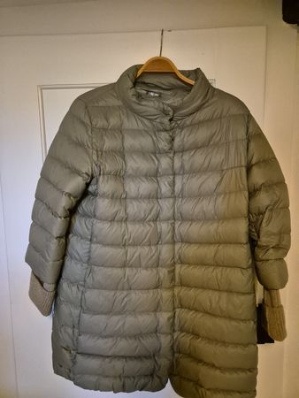 Malbrun Daunenjacke, Khaki, Top Zustand, Grösse L (ital. 50)