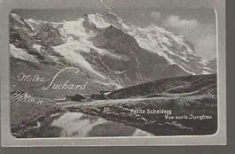 carte postale Suchard Milka  Petite Scheidegg