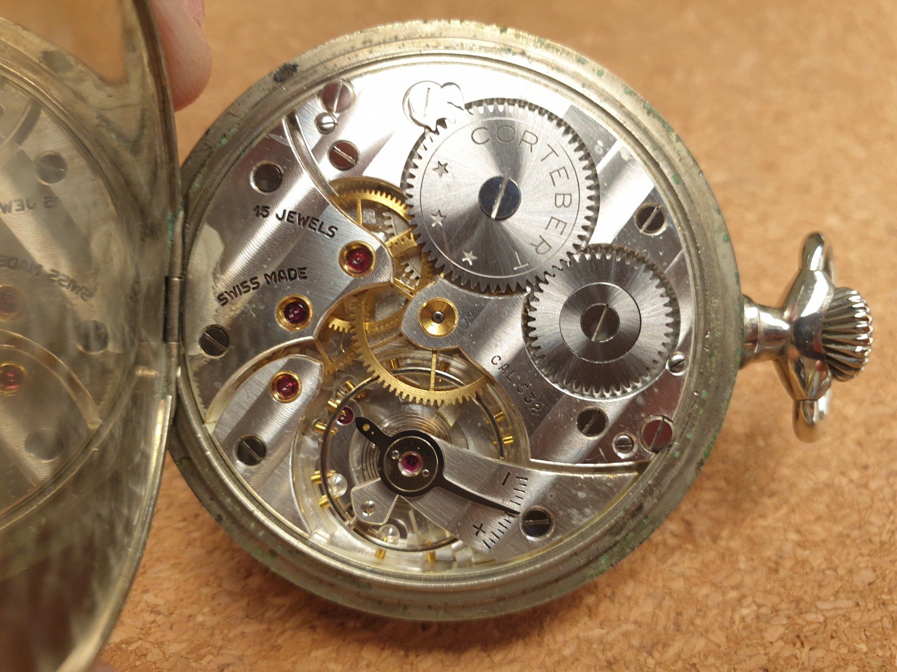 Cortébert Orologi: Cortébert Uhr – Usato da Neyruz FR venduto da Flyback 6