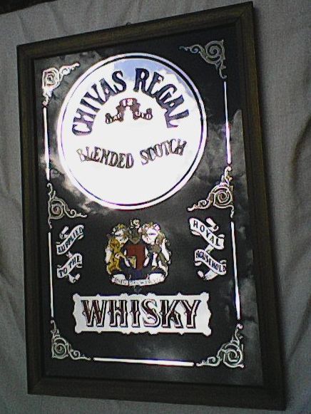Spiegel: Werbespiegel Chivas Regal Whisky – Gebraucht aus Rümlang von Vuvuzella