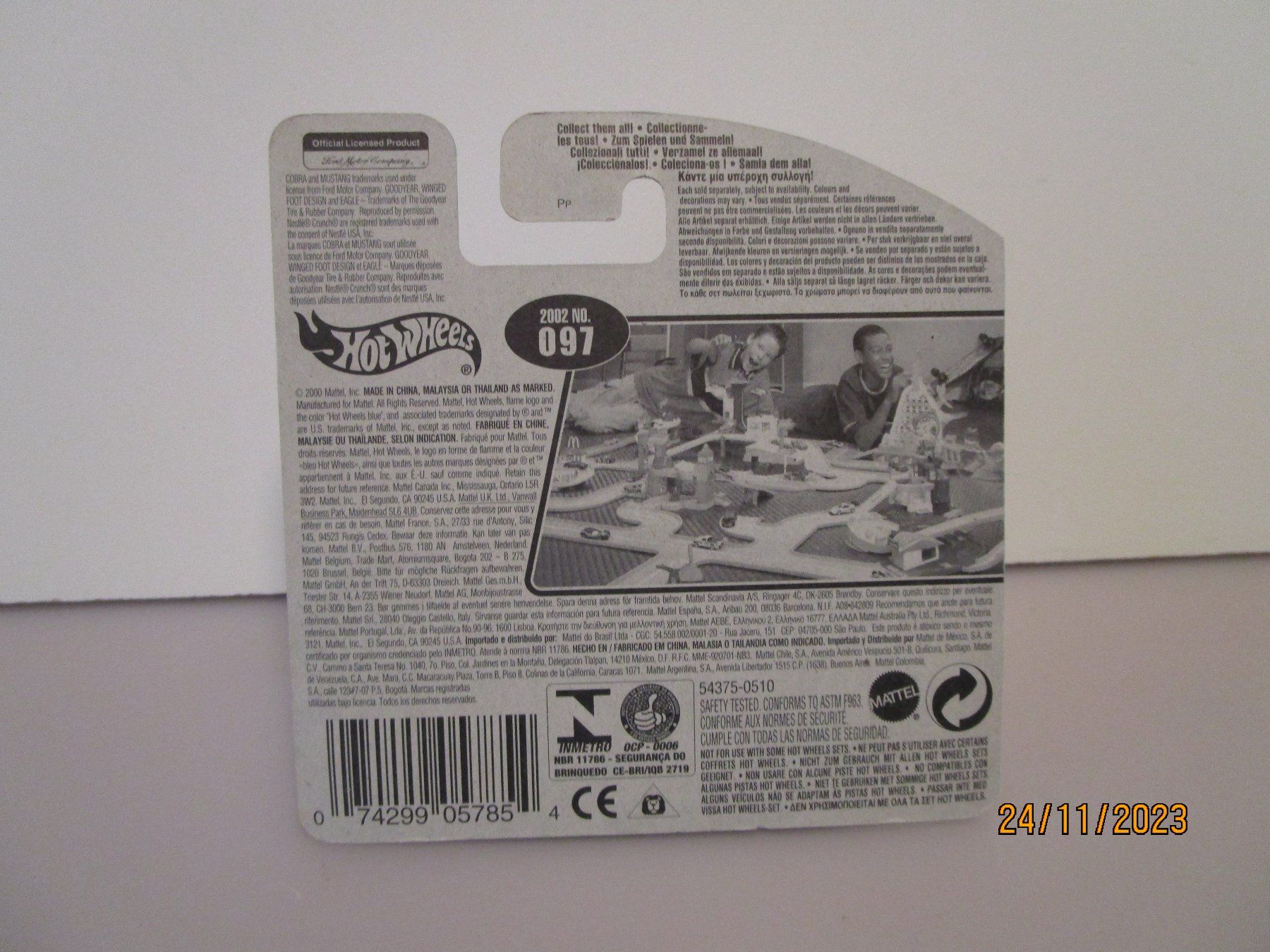 Hot Wheels Modellini d'auto: HOT WHEELS MUSTANG COBRA - 54375 – Nuovo e nell'imballaggio originale da Chêne-Bourg venduto da breno56 5