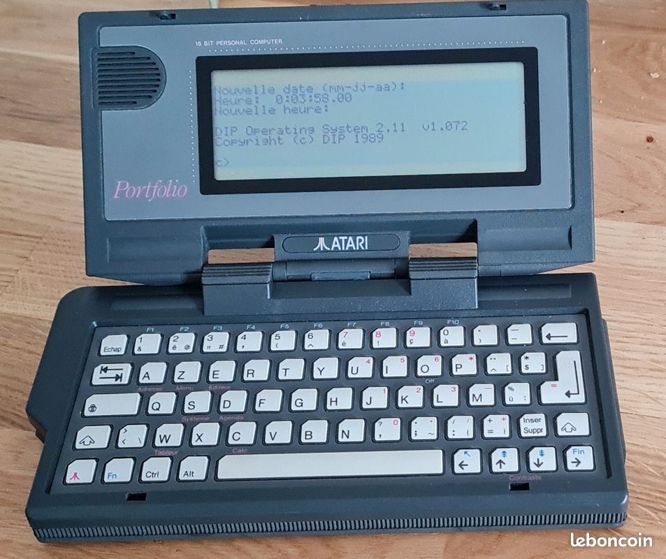 Atari Portfolio HPC-004 - Seltener Vintage Taschencomputer! (Gebraucht ...