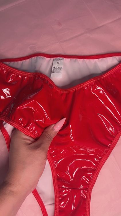 Lack-Slip in Rot 🔥 – sexy, glänzend, auffällig (Neu und ...