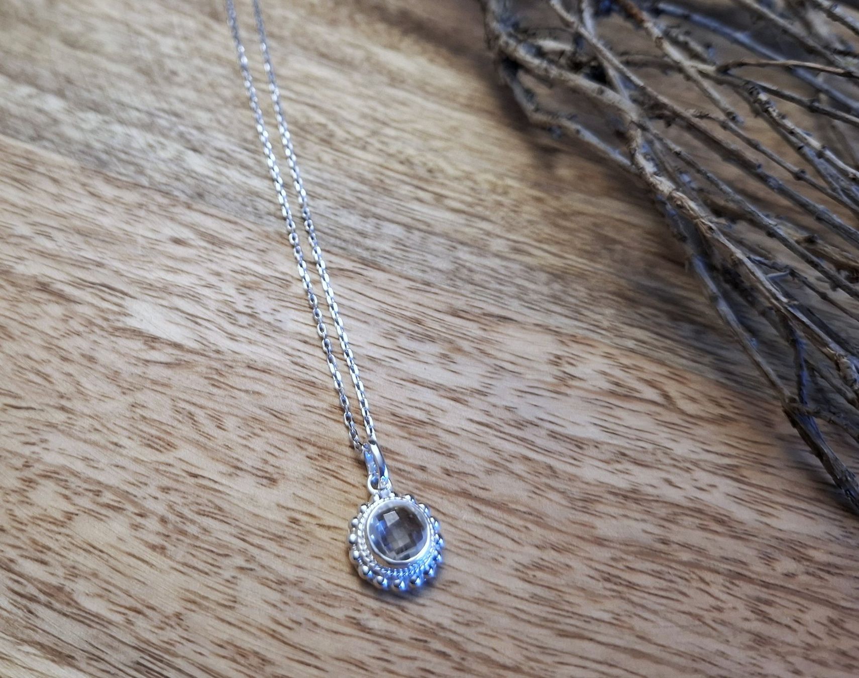 Catenine: KRISTALL - Silberkette - kristallfarben – Nuovo e nell'imballaggio originale da Mühlethal venduto da nicita-modeschmuck 2