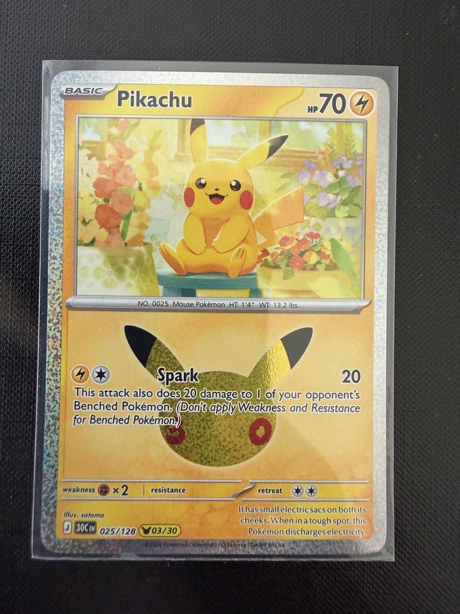 Pokémon Sammelbilder & Trading cards: Pikachu #025 30C EN – Neu (gemäss Beschreibung) aus Savigny von Matgab94