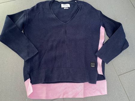 Marc O'Polo Strickpullover Gr. S - Navy/Rosa - Top!