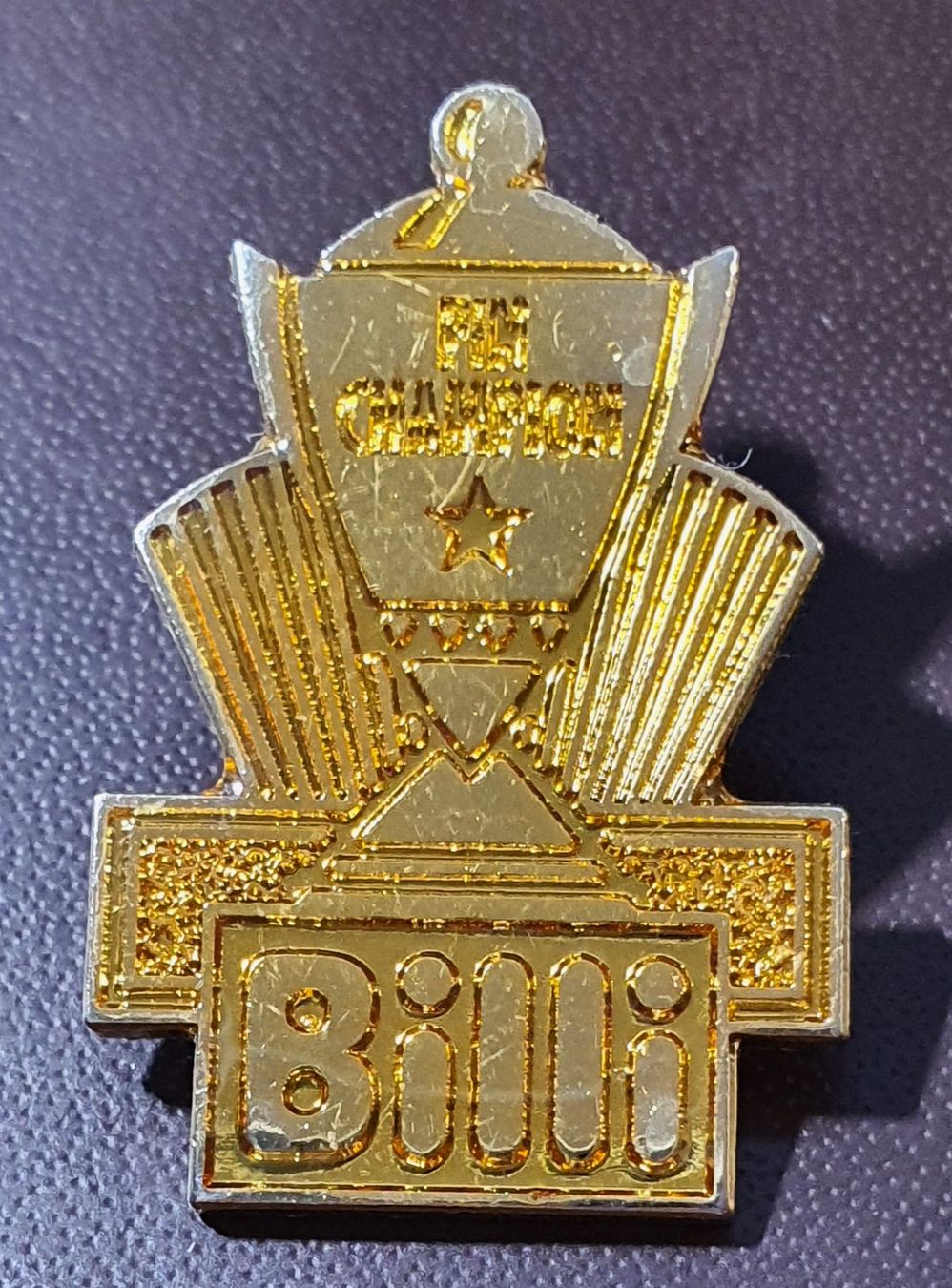 Placchette & Badge: S543 - Pin Champion Billi – Usato da Reinach BL venduto da Boston-Verkauf