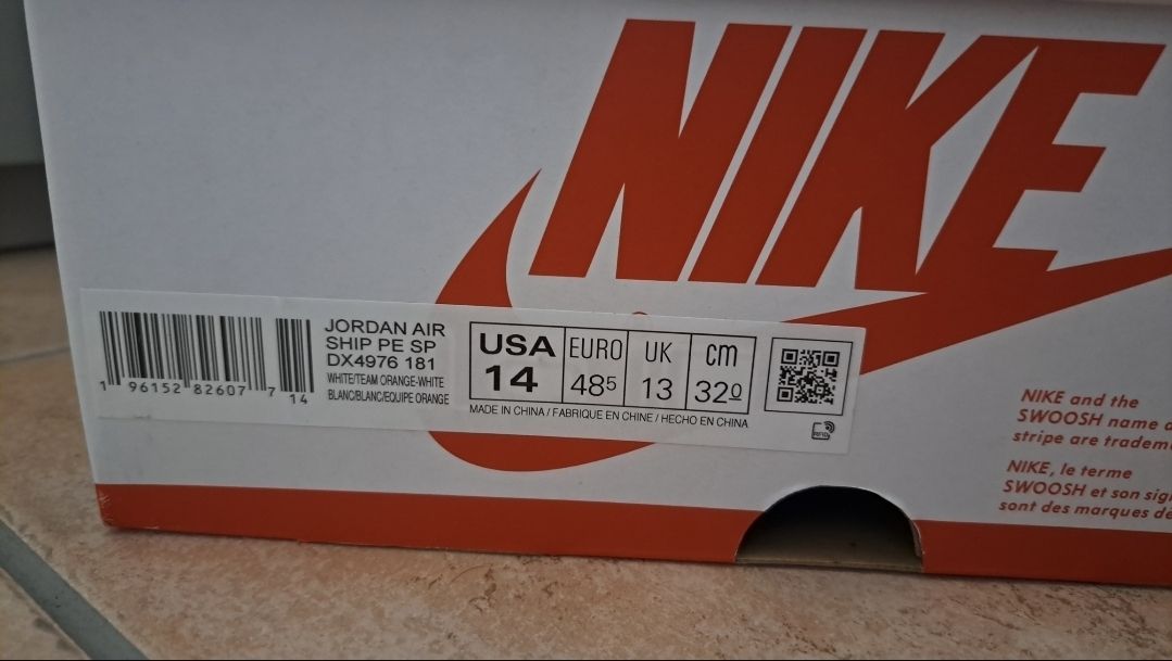 Jordan Scarpe da uomo: Jordan air ship orange team 48.5 – Nuovo e nell'imballaggio originale da S. Pietro venduto da Ema.1977 9