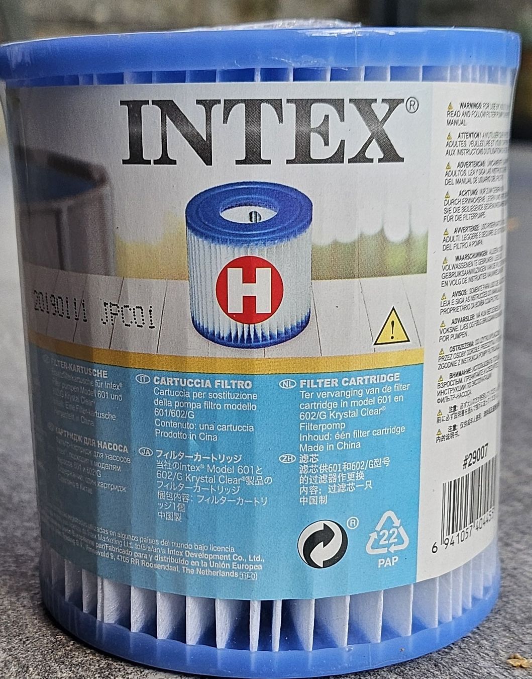 Intex Accessori per Piscine: 2x Intex Filterkartusche Typ H - Sauberes Poolwasser – Nuovo e nell'imballaggio originale da Uster venduto da Kk26