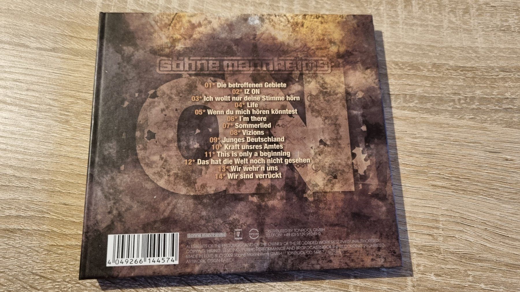 CD: Söhne Mannheim - Iz on – Usato da Hagenbuch ZH venduto da lecterr55 2