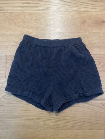 Sommerliche Musselin Shorts achwarzs M