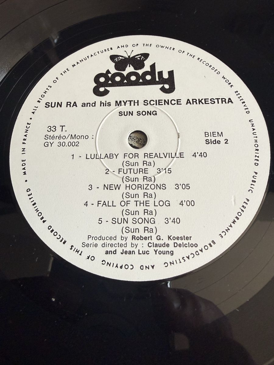 Dischi in vinile: Sun Ra 2 Lp - Sun Song +  Shandar – Usato da chur venduto da Ika11 6