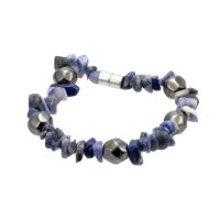 Magnet Natursteinarmband 20cm, Sodalith