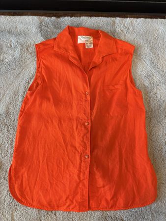 Chemise sans manches MaxMara orange T.44 CH 