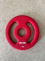 Gorilla Sports Hantelscheiben Set Neopren 2x1 KG (2 KG)