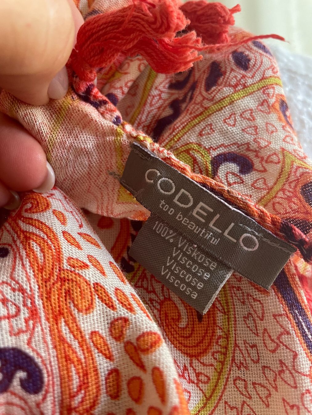 Codello Foulard & Sciarpe: Sehr schönes Tuch von Codello – Nuovo (secondo la descrizione) da Zürich venduto da Caracol1998 4