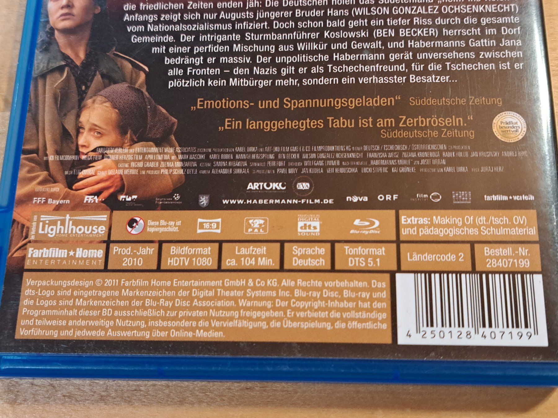 Tutti i DVDs: Blu-ray Habermann mit Ben Becker, 2010 – Nuovo (secondo la descrizione) da Unterseen venduto da Kanica 3