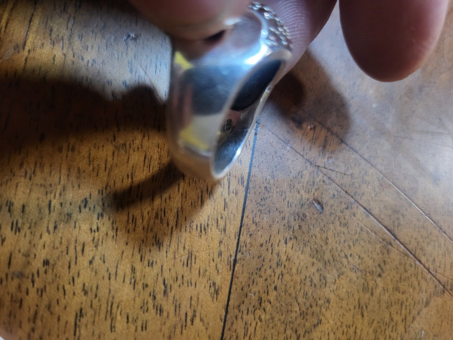 Ringe: Silberring Totenkopf mit roten Steinen – Gebraucht aus Bonau von Jaco82 2