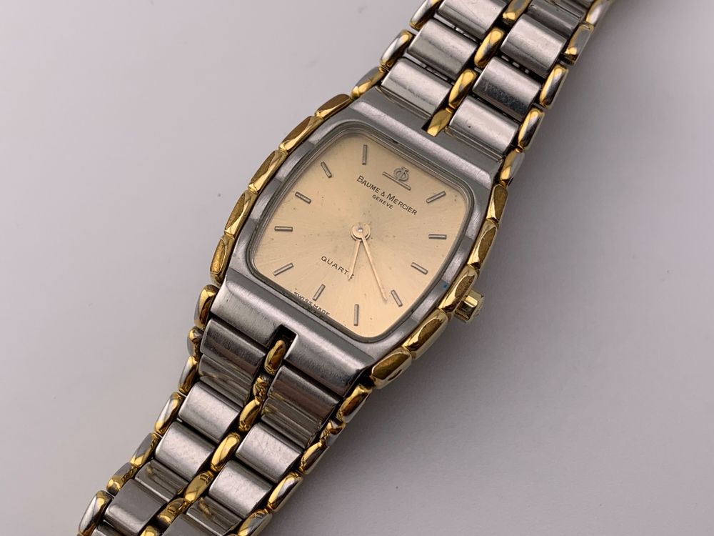Vintage BAUME ET MERCIER Damenuhr läuft sehr schöne Uhr (Gebraucht