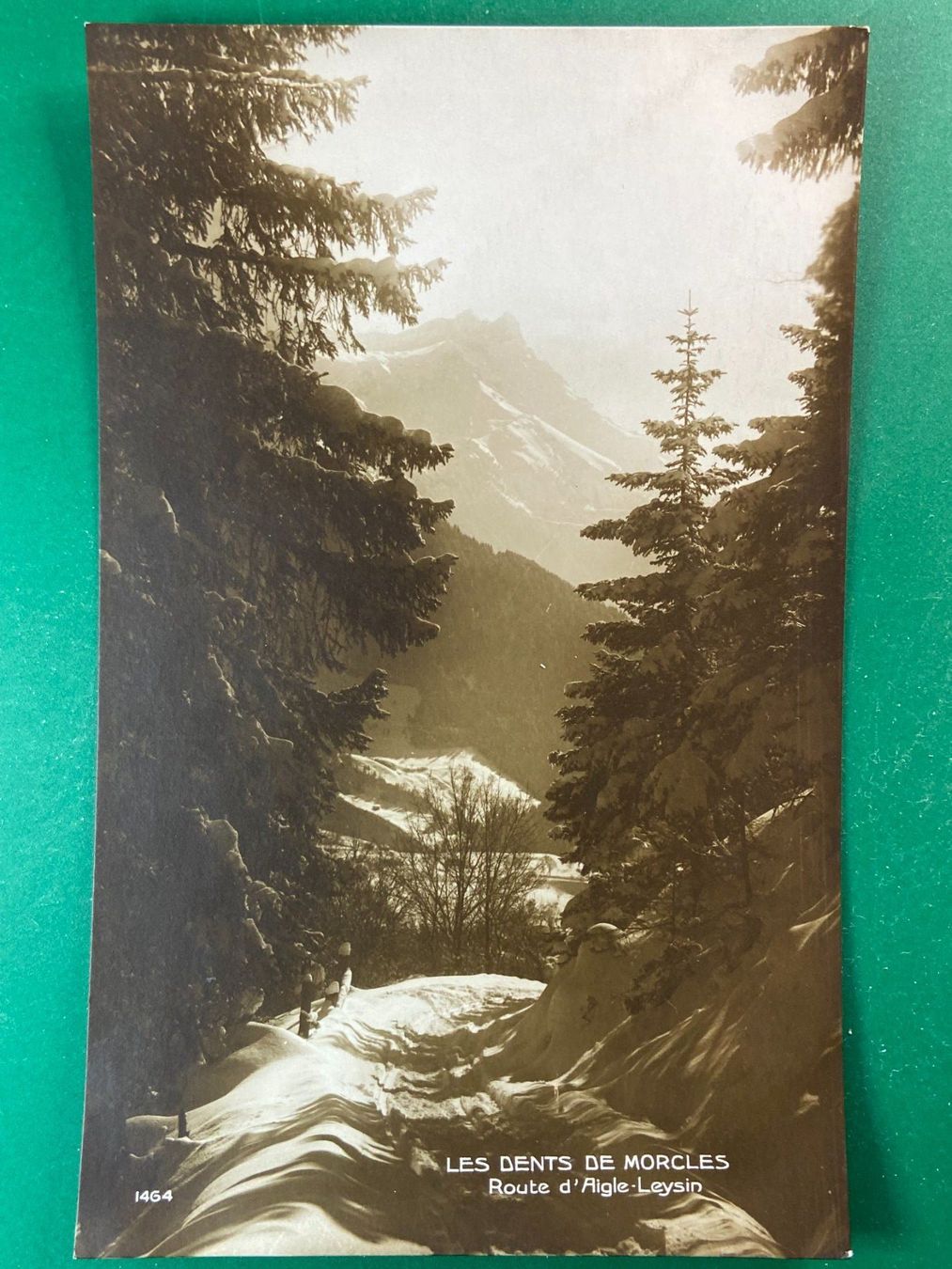 Cartoline postali: Les Dents de Morcles – Usato da Steg VS venduto da danwer74