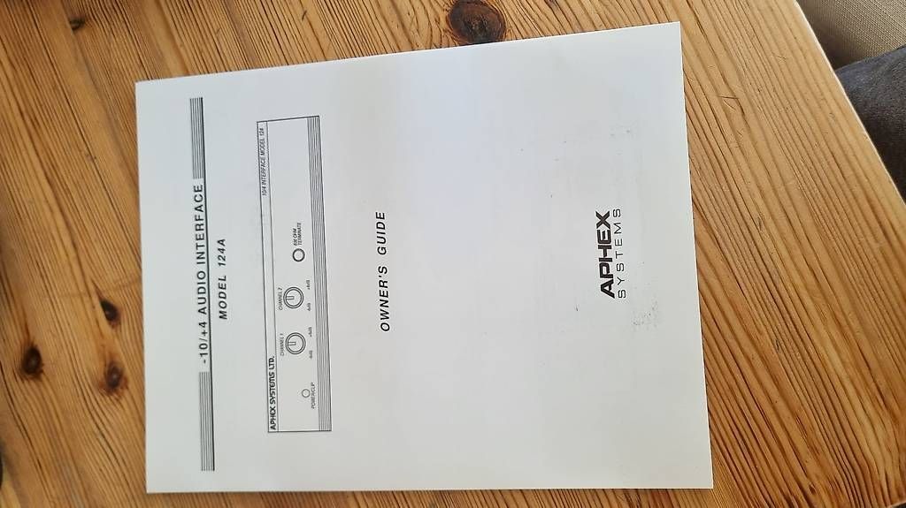 Convertitori: Aphex 124A Audio Level Interface  Profi-Pegelwandler – Usato da Zürich venduto da mar_w87h 3