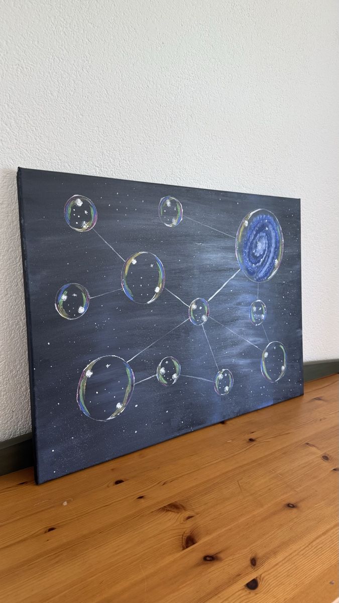 Dipinti: Bubble Connections 50x70cm – Nuovo e nell'imballaggio originale da Münchwilen TG venduto da rub_2tff 1