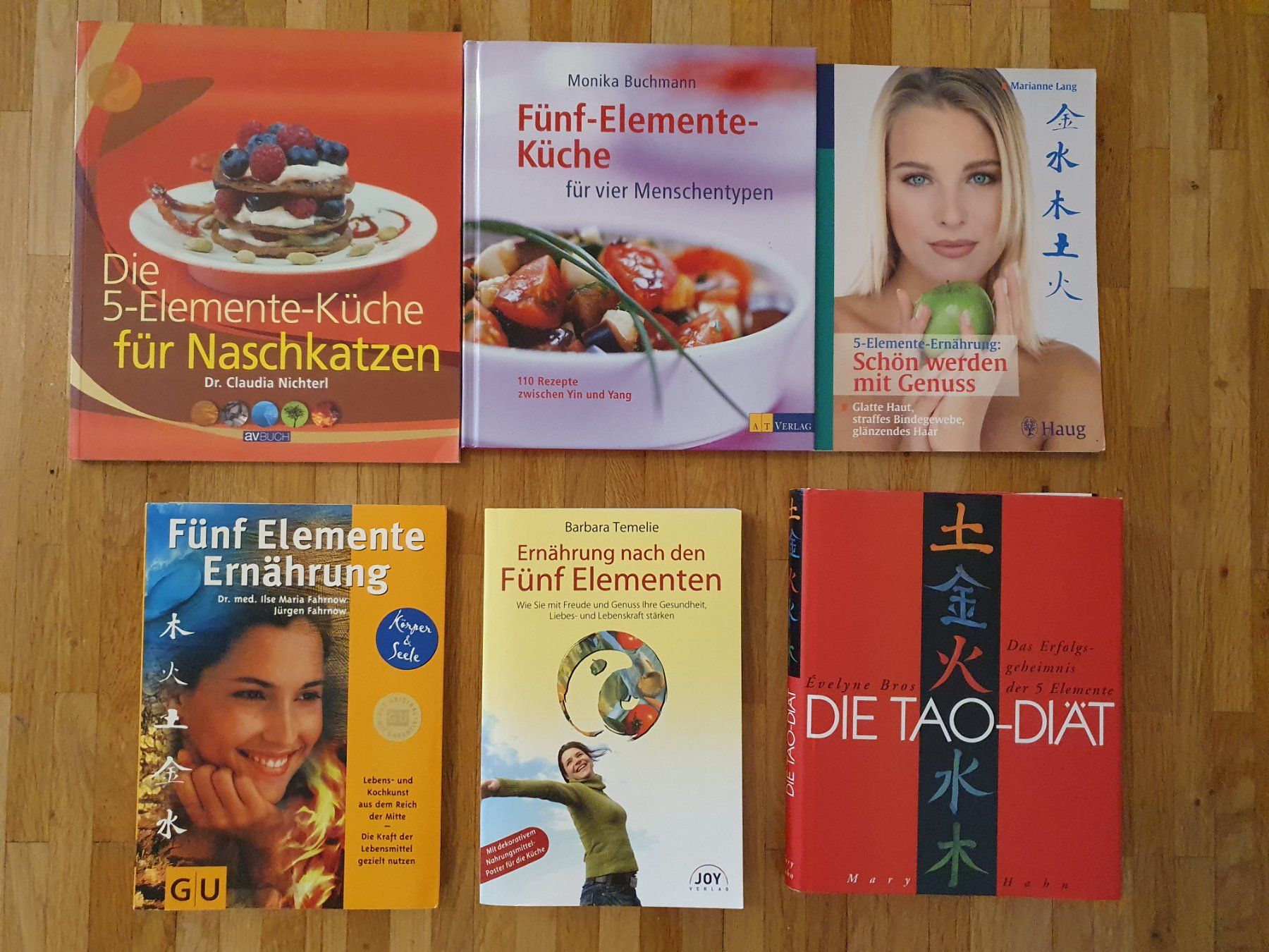 Bücher: Div. Bücher zur 5-Elemente-Ernährung – Gebraucht aus Reigoldswil von Velmakelly