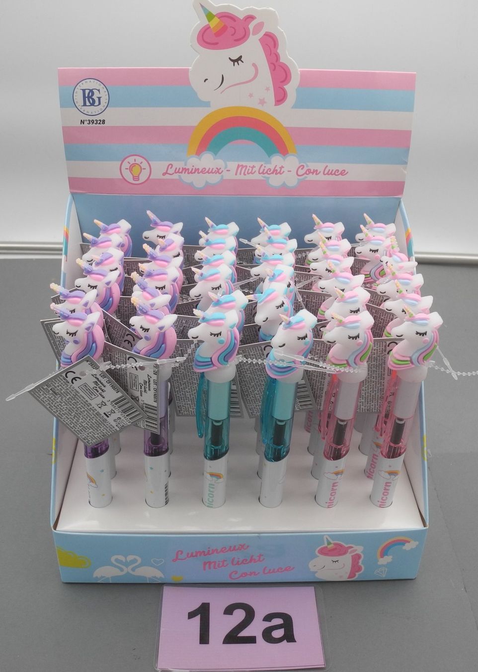 Penna & Evidenziatori: 36 Stk. Leuchtkugelschreiber "Einhorn", Nr. 12a – Nuovo e nell'imballaggio originale da Kottwil venduto da Crazyrolf