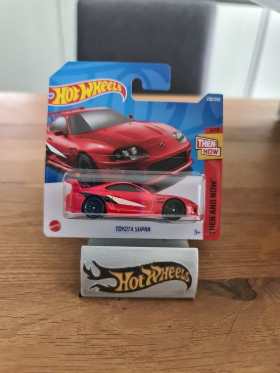 Hot Wheels 2022 Toyota Supra Red - Then And Now Series 5/10 Die-Cast Car