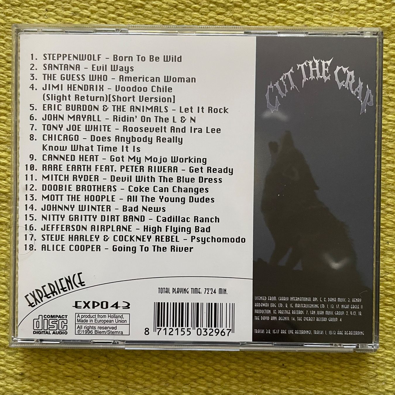 CD: CUT THE CRAP-CUT THE CRAP – Usato da Rorschacherberg venduto da CD-Roli 1