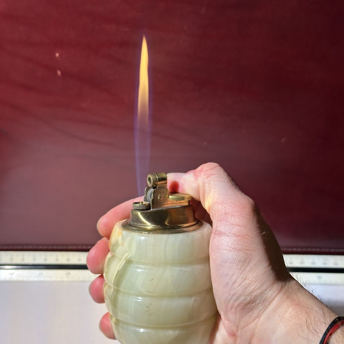 Accendini: Onyx Lighter, Table Lighter, 1960s, Very Rare – Usato da Zürich venduto da RatsTreasure 6